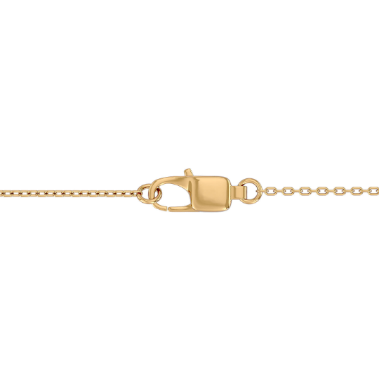 Collier London, 7 weiße Brillanten mit ca. 0,02 Karat, Gold 585, handgefertigt - Kudia-Shop